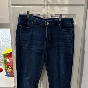 New York & Company Dark Indigo Women's Skinny Jeans